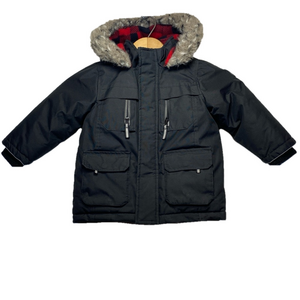 Canadiana Winter Coat Jacket Kids Size 3T Black 100% Polyester